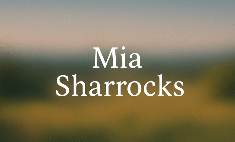Mia Sharrocks