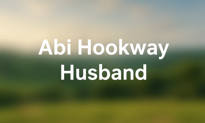 Abi Hookway Husband